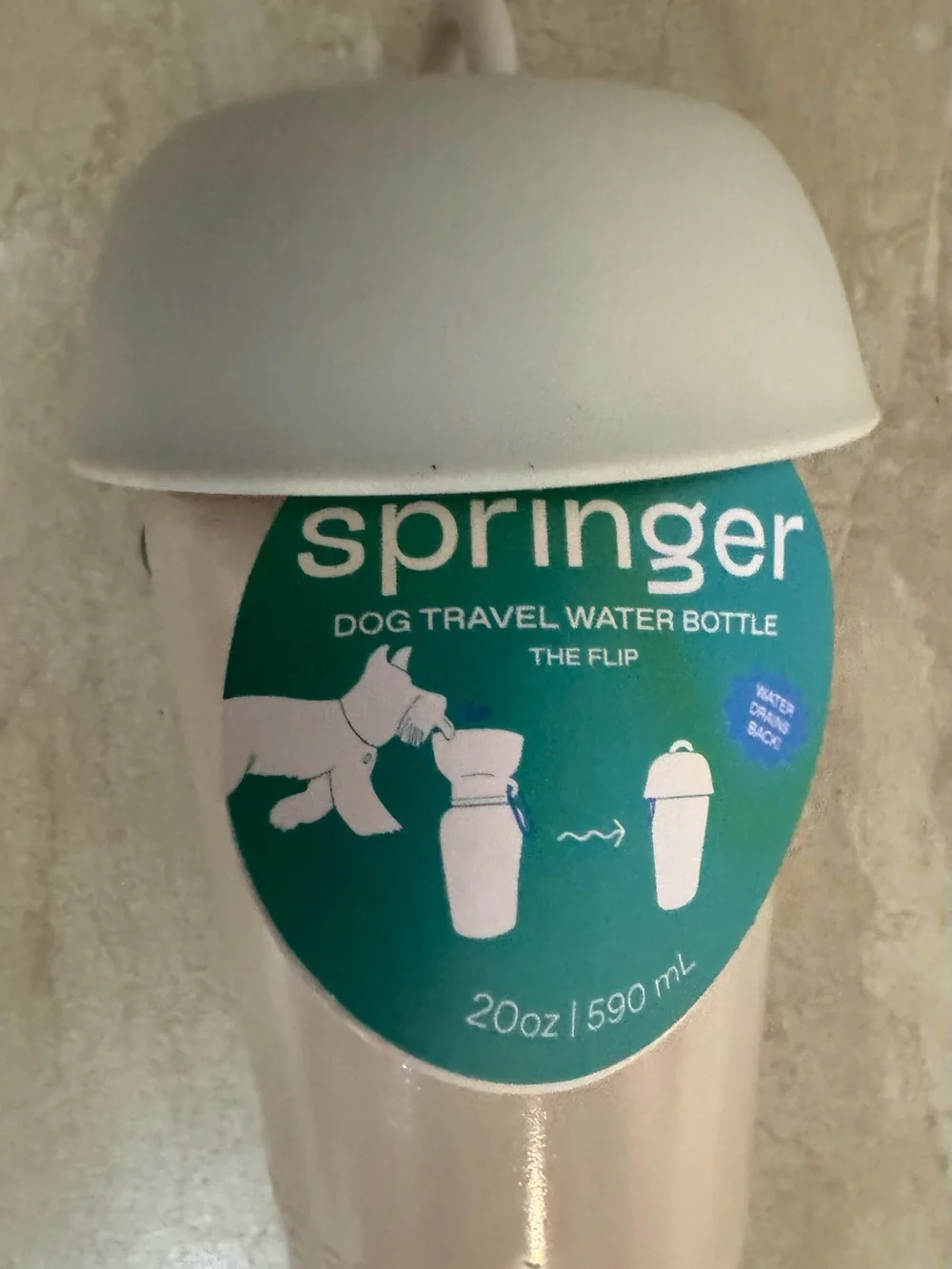 Springer Flip Dog Travel Bottle & Treat Dispenser